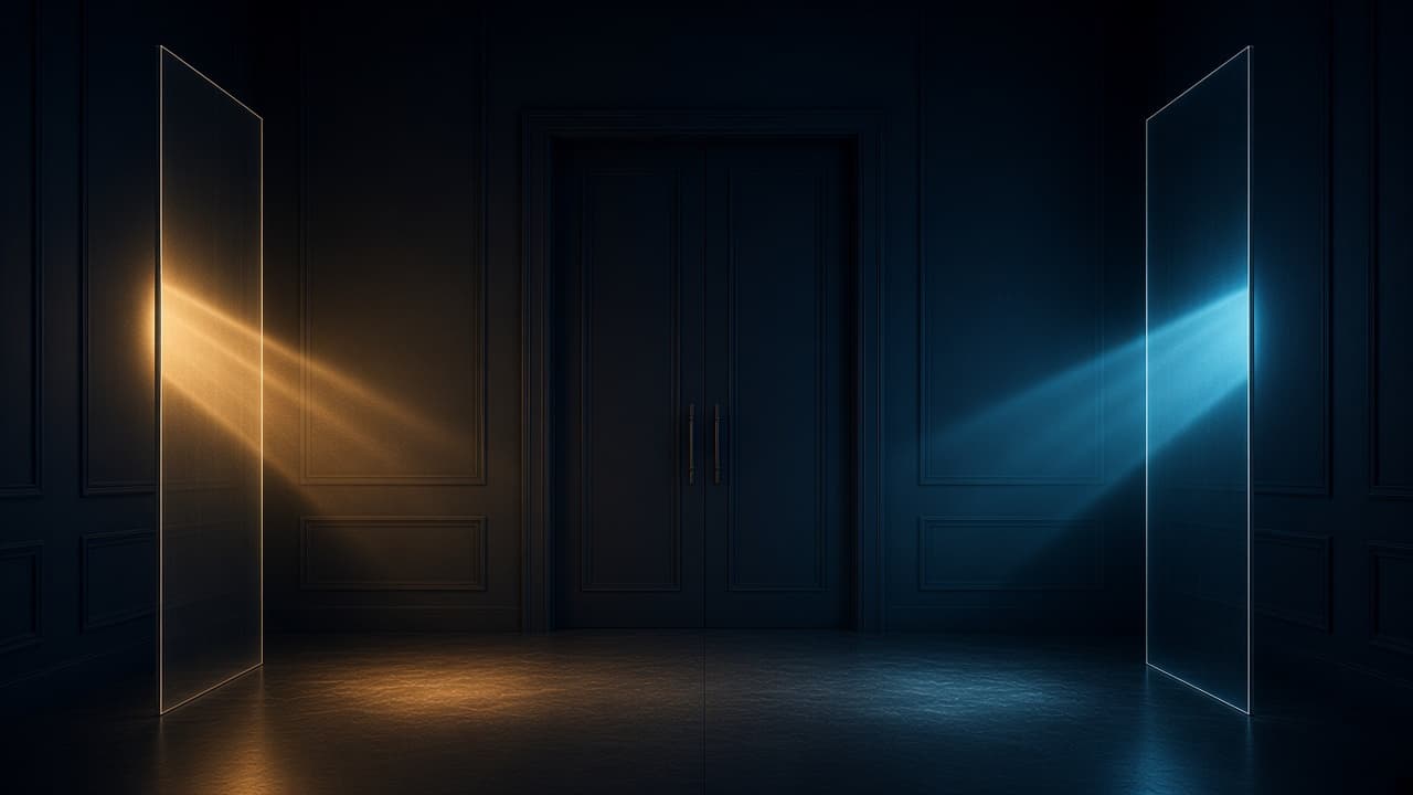 Two reports meet a shut gate. Nothing is published on the far side.
